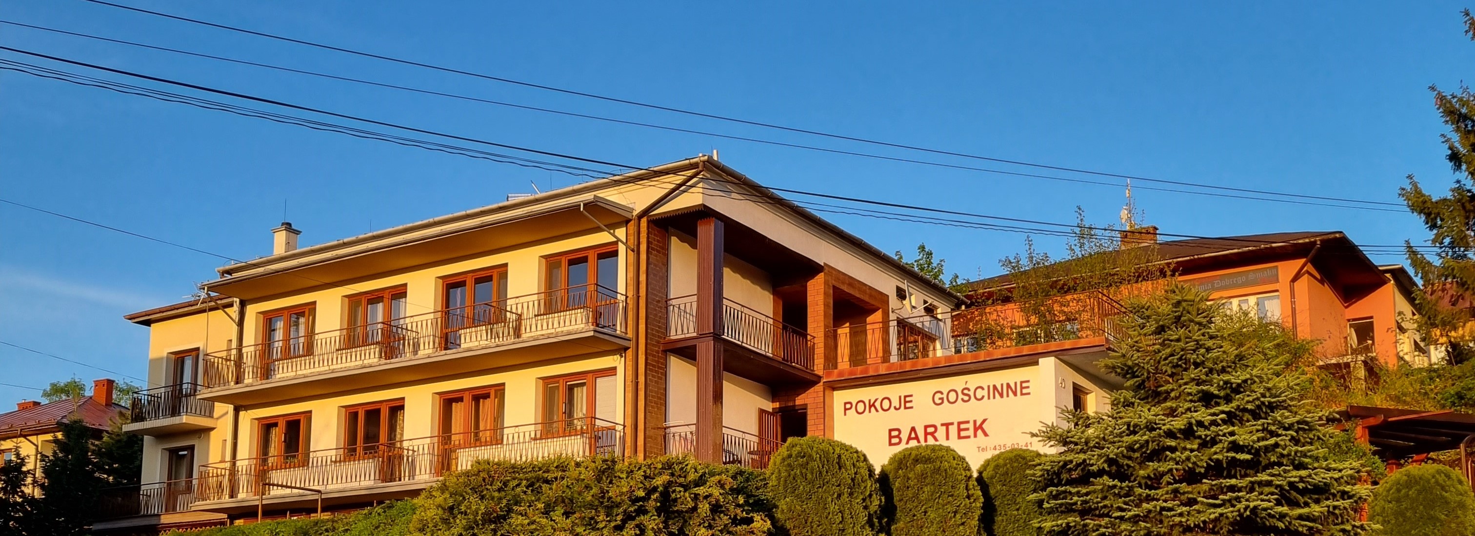 Budynek Pokoi Gościnnych Bartek w Iwoniczu-Zdroju
